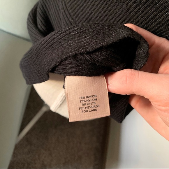 *FREE WITH PURCHASE - Philosophy Black ribbed peplum top - Picture 4 of 5